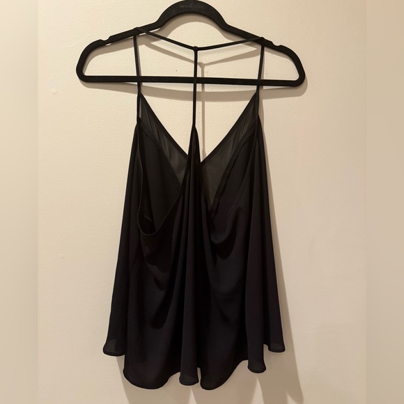 Express Black V-Neck Top - Picture 3 of 5